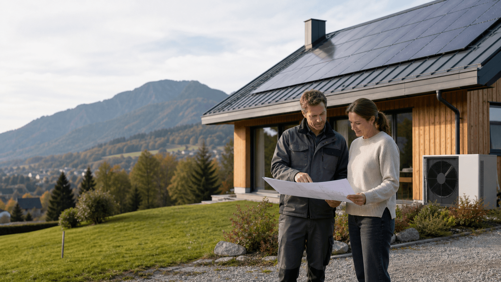 CECB, solaire et PAC Suisse : ordre du projet