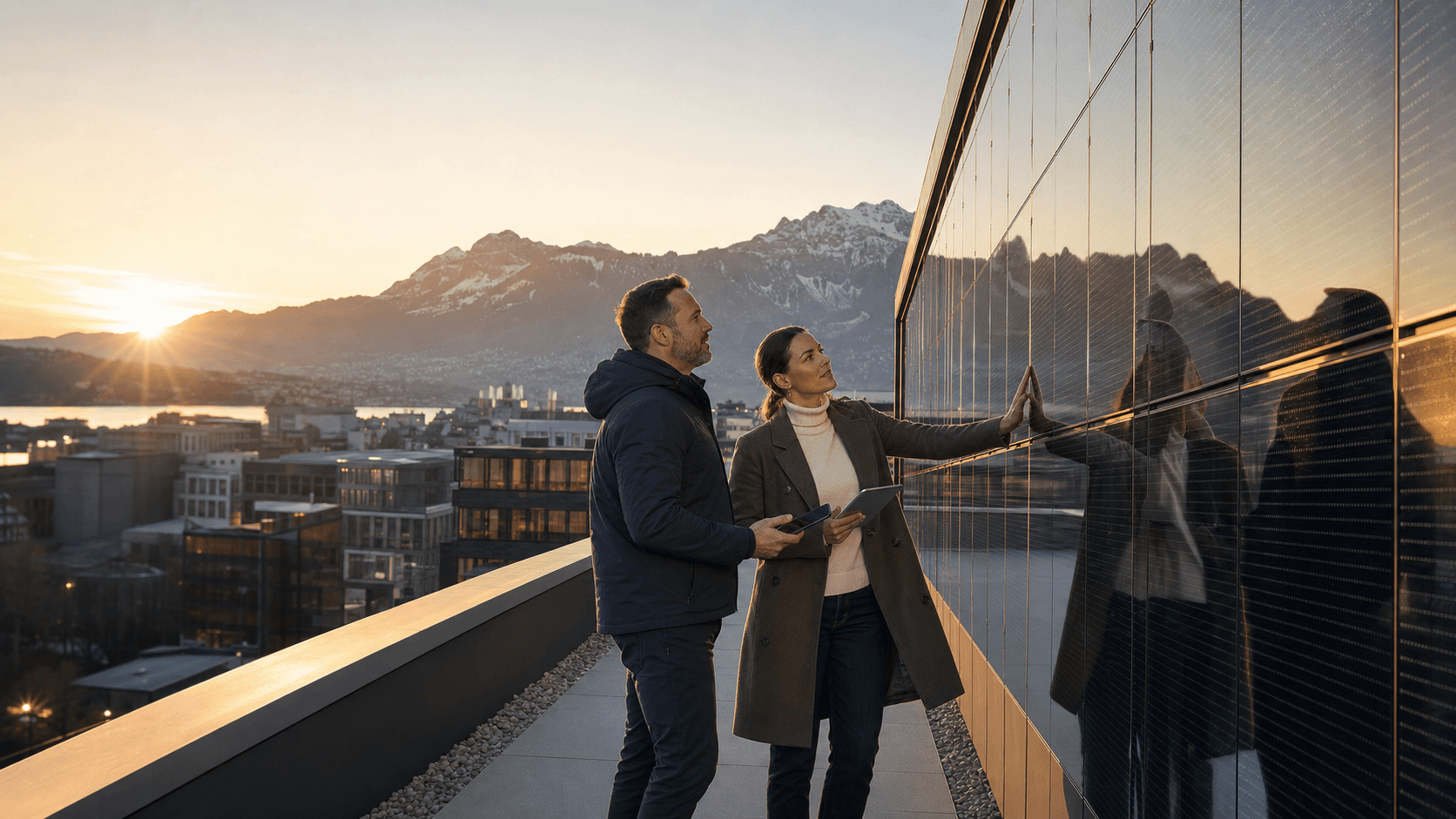 Façade photovoltaïque Suisse : projet bâtiment