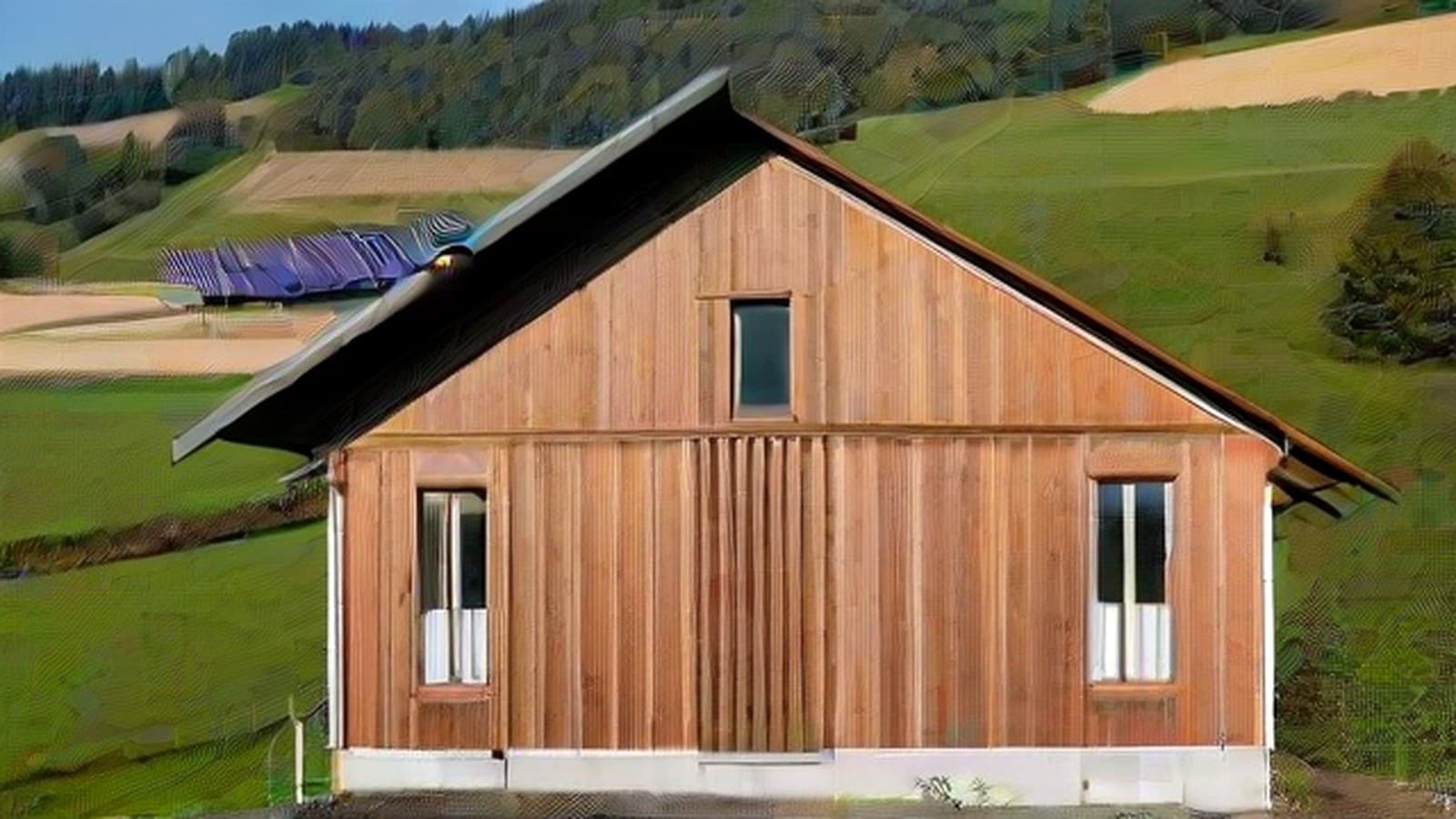 Photovoltaïque Fribourg : ferme et grange