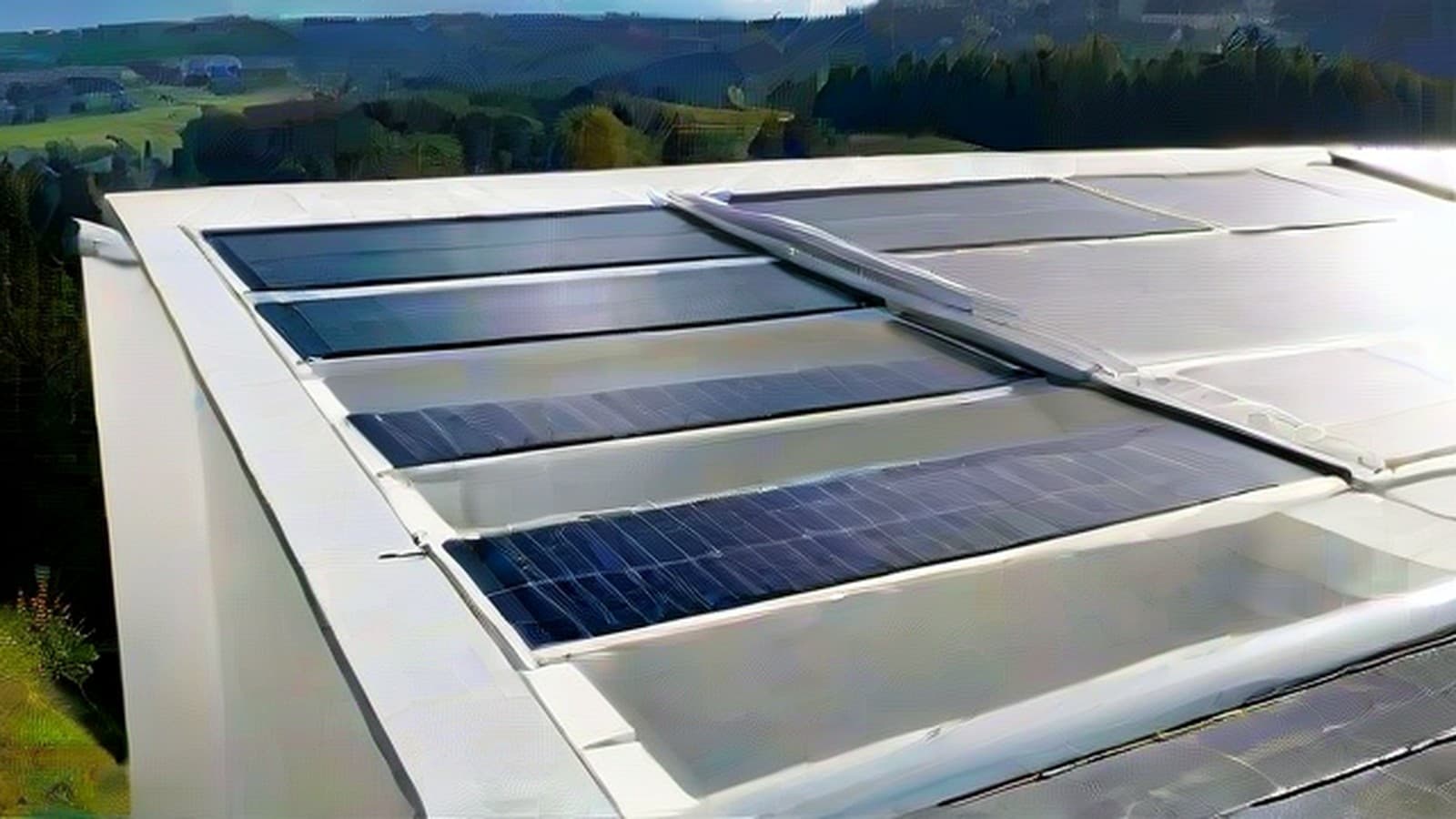 Photovoltaïque Suisse : toiture plate