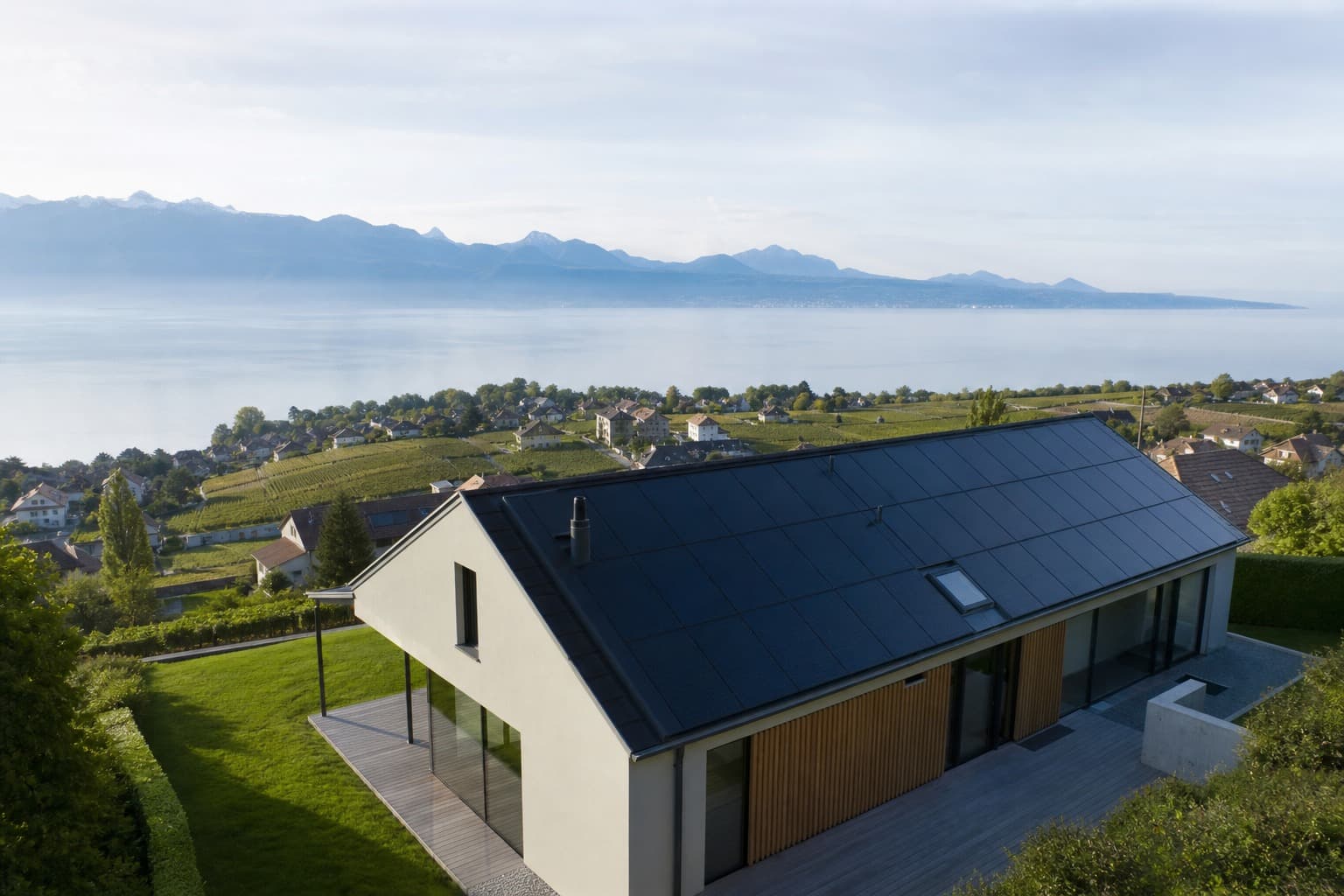 Photovoltaïque Vaud : villa et autoconsommation