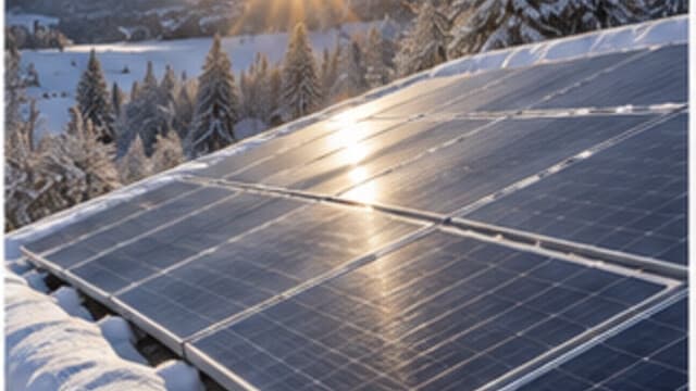 Photovoltaïque Jura : climat froid