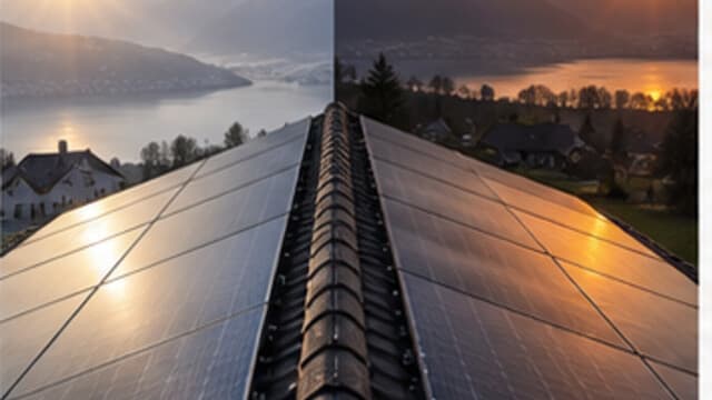 Solaire Suisse : orientation est-ouest