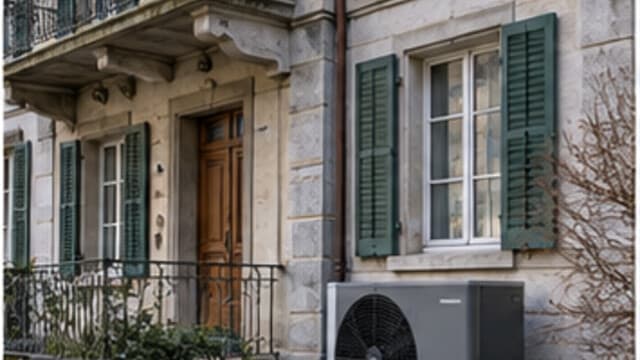 PAC maison mal isolée Suisse