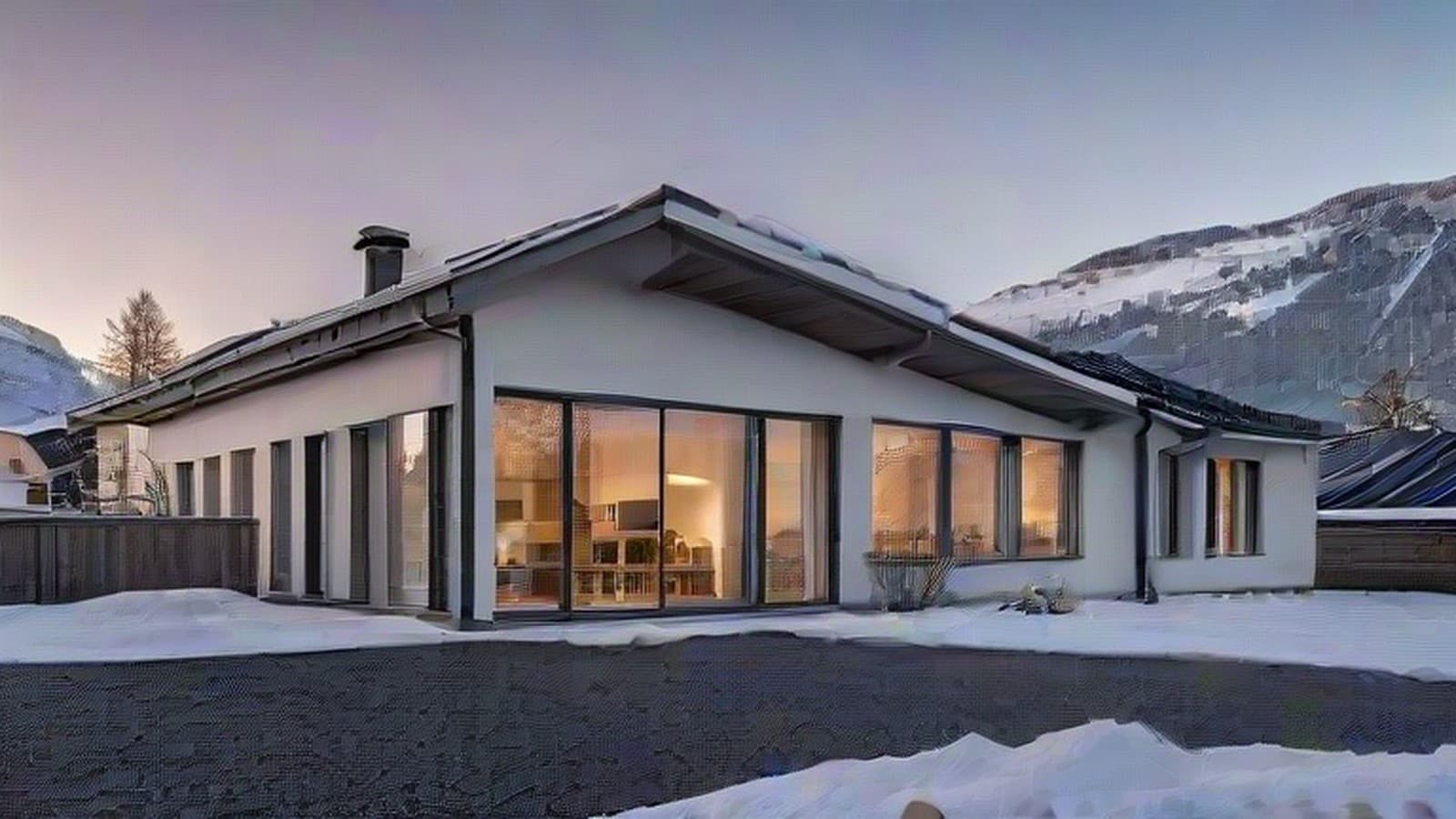 Panneau solaire hiver et pompe à chaleur Suisse