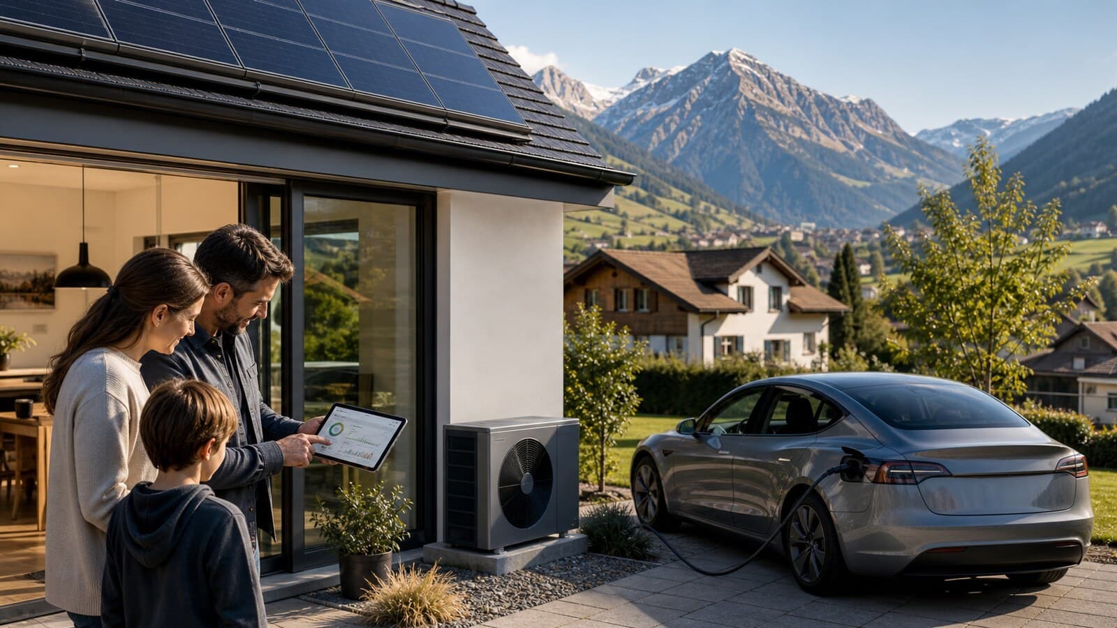 Tesla + Photovoltaique + Pompe a chaleur : le combo gagnant en Suisse 2026