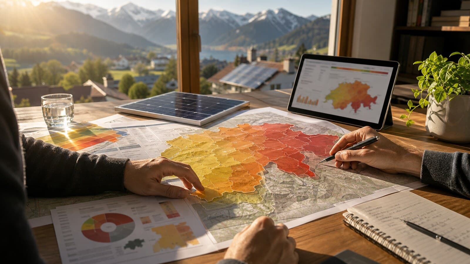 Ensoleillement par Canton Suisse : Quel Rendement Solaire pour Votre Region ?
