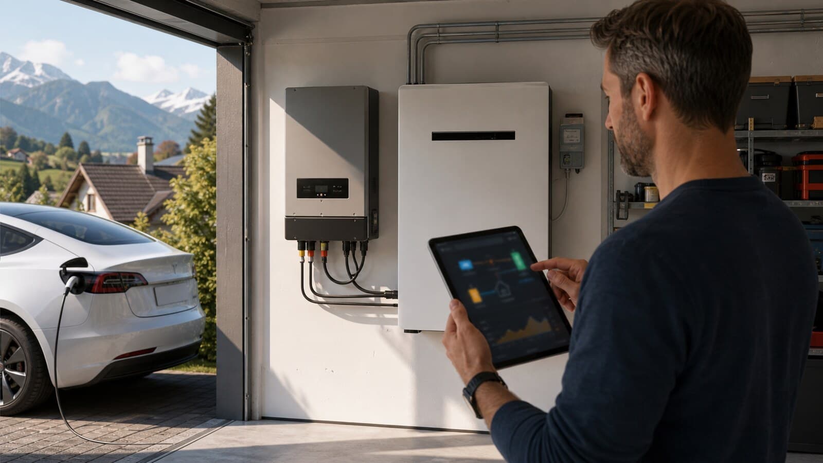 Photovoltaique + Tesla Powerwall en Suisse : Vers l'Autonomie Energetique Totale