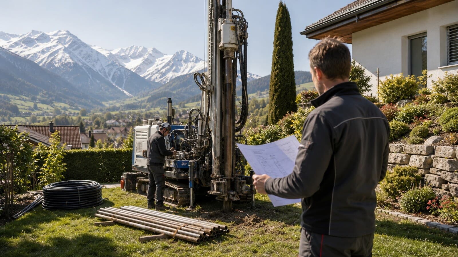 Pompe a Chaleur Geothermique en Suisse : Sondes, Forage et Rentabilite