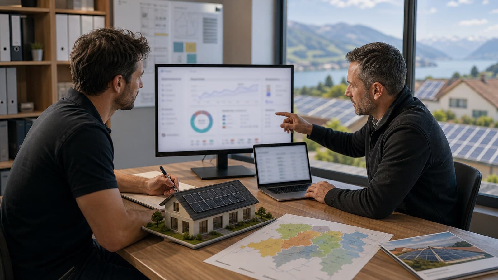 Lead Generation photovoltaique Suisse 2026 : strategies IA pour installateurs solaires