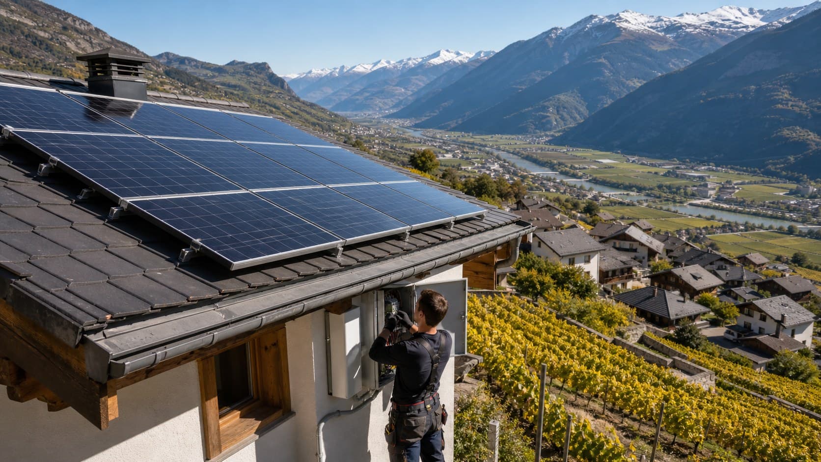 Photovoltaique Valais : rendement et demarches