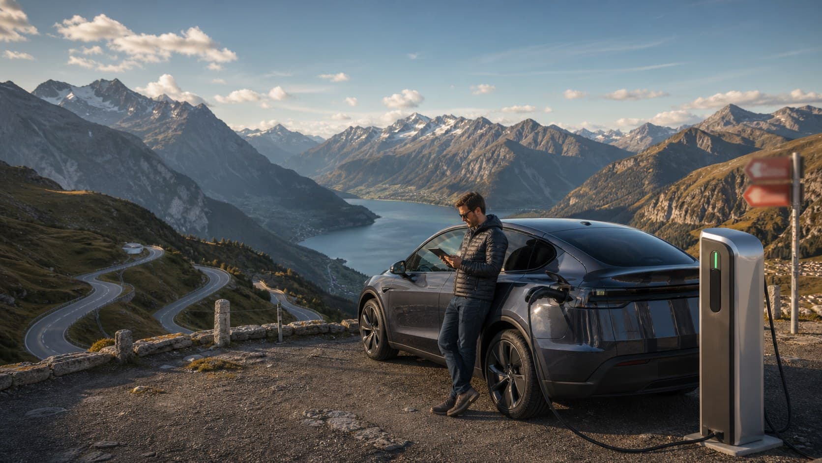 Grand Tour de Suisse en Tesla : 1643 km électriques — guide complet 2026