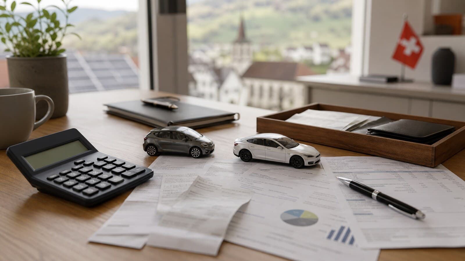 Cout reel Tesla vs thermique sur 5 ans en Suisse