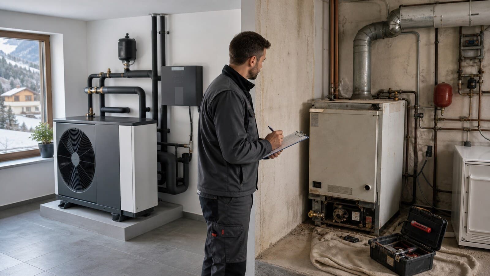 Pompe a chaleur vs chauffage au gaz en Suisse 2026 : Comparatif complet