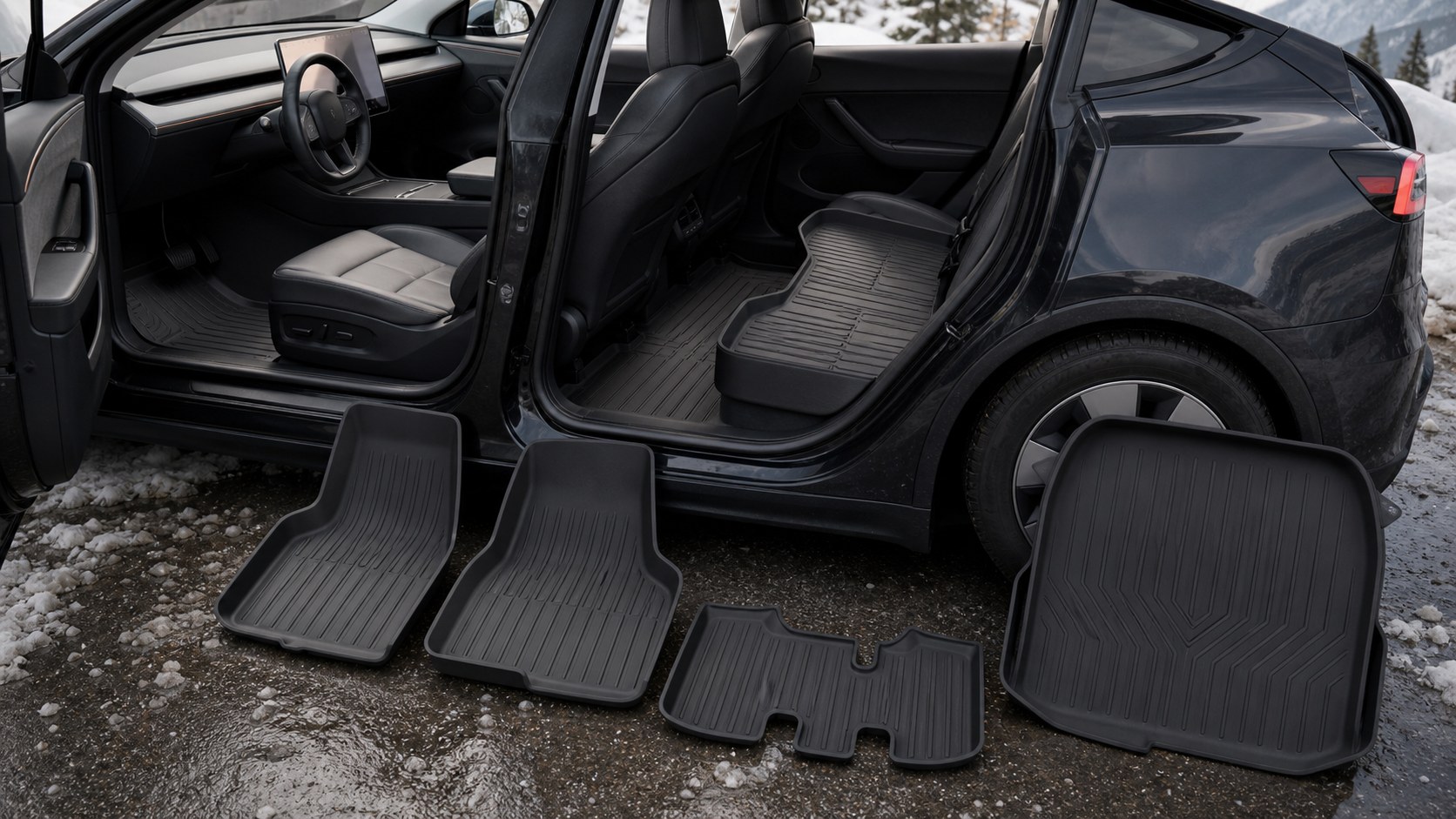 Tapis de sol toutes saisons Model 3/Y