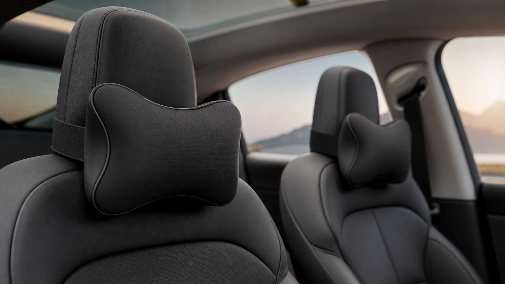 Coussin appui-tête Tesla (lot de 2)
