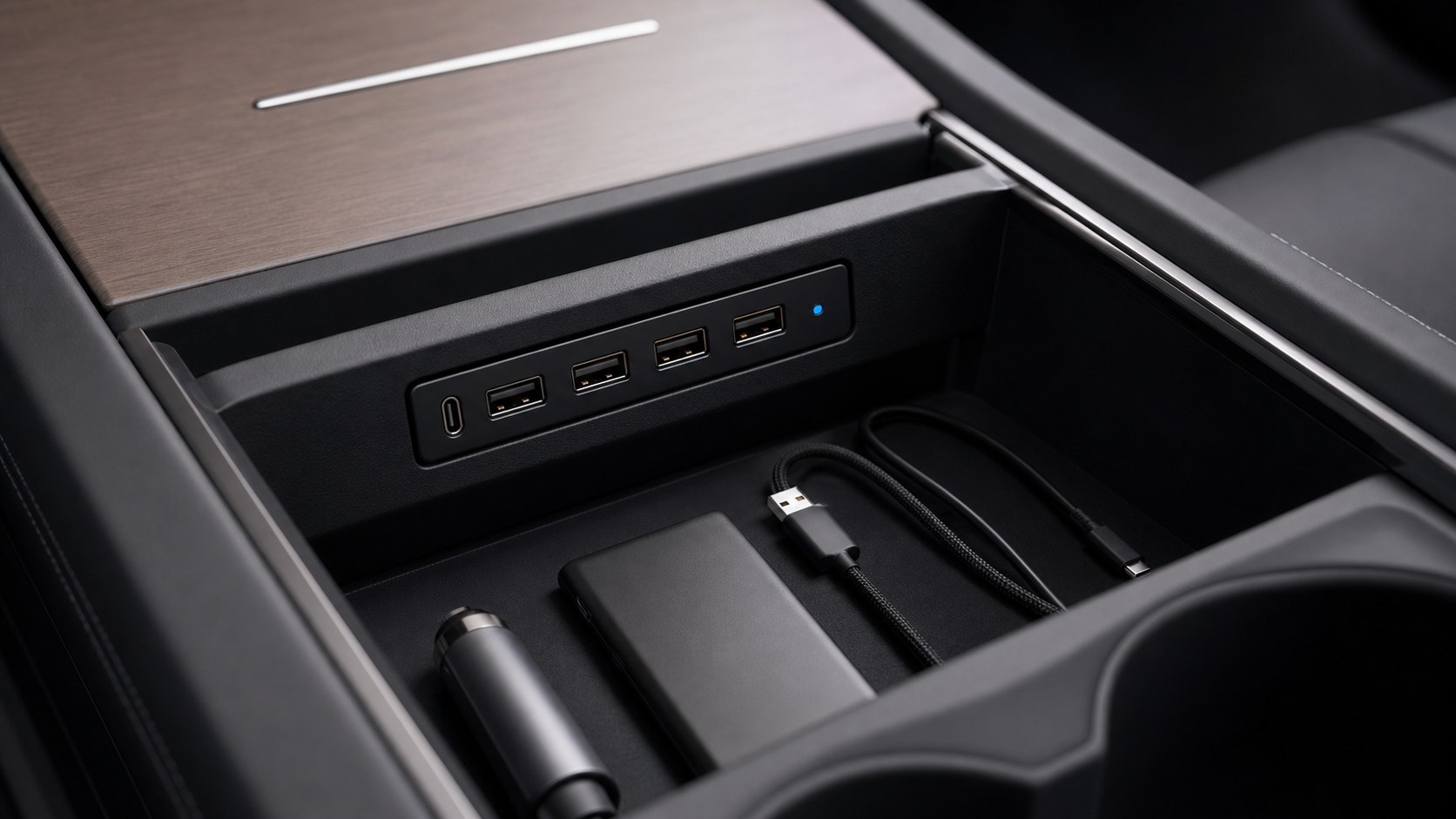 Hub USB multi-ports Tesla