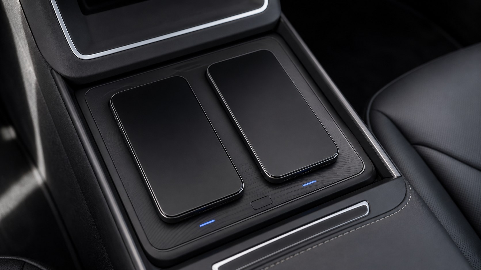Chargeur sans fil double Tesla