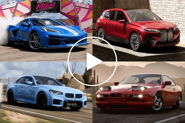 5 nouvelles BMW et Corvette E-Ray arrivent sur Forza Horizon 5