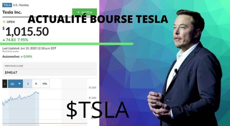 Bourse : l’action Tesla est désormais moins chère !