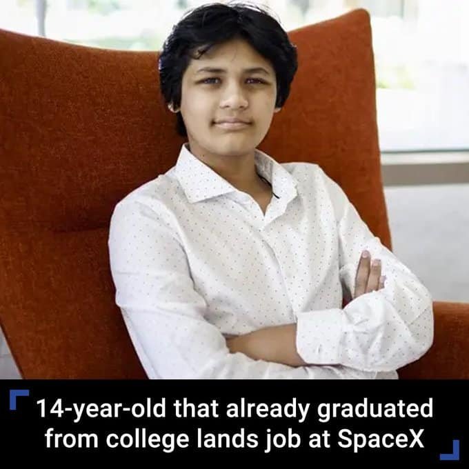 A 14 ans, cet Américain est la plus jeune recrue de SpaceX, la société d’Elon Musk