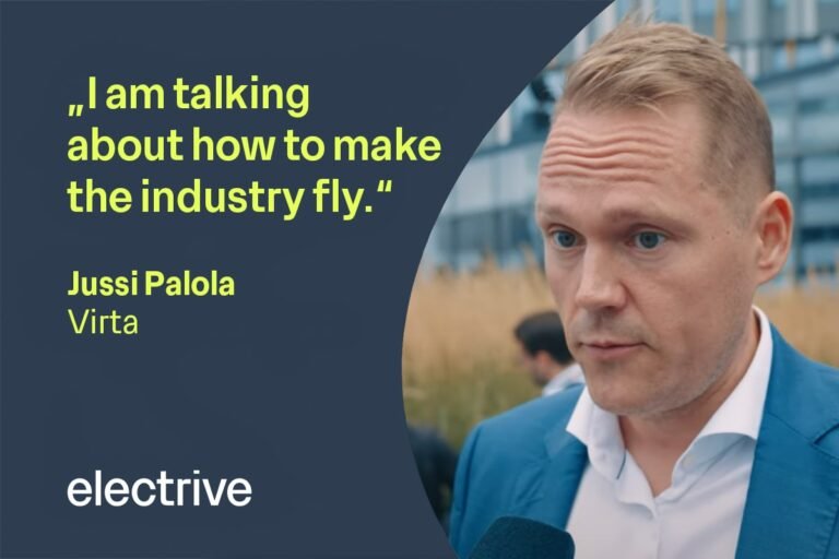 “Je parle de la manière de faire voler l’industrie.”  Jussi Palola – PDG, Virta