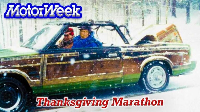 Le marathon de revue rétro de MotorWeek Thanksgiving est le moyen idéal pour noyer le drame familial