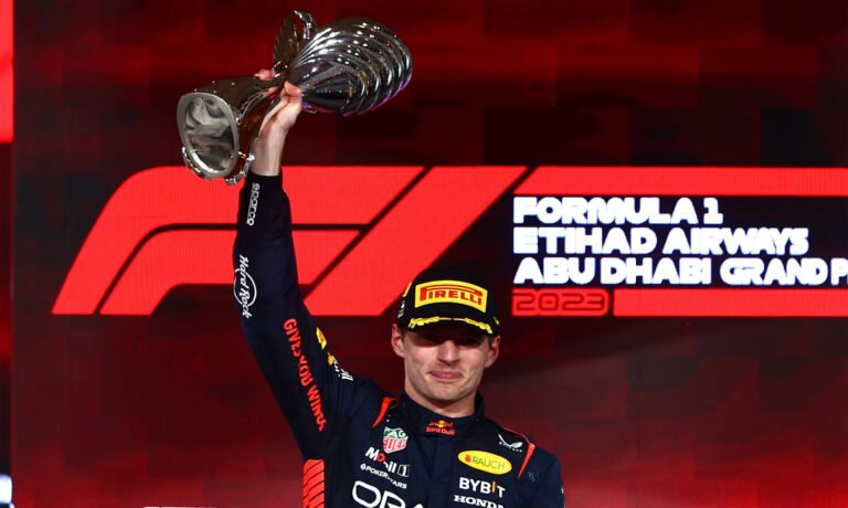 Verstappen clôture la saison 2023 avec une victoire au GP de F1 d’Abu Dhabi