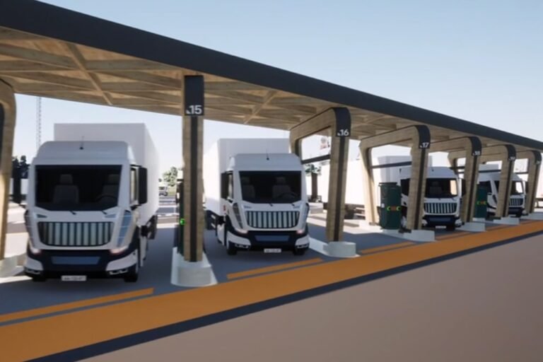 Milence installe des plateformes de recharge pour camions dans l’un des plus grands ports d’Europe