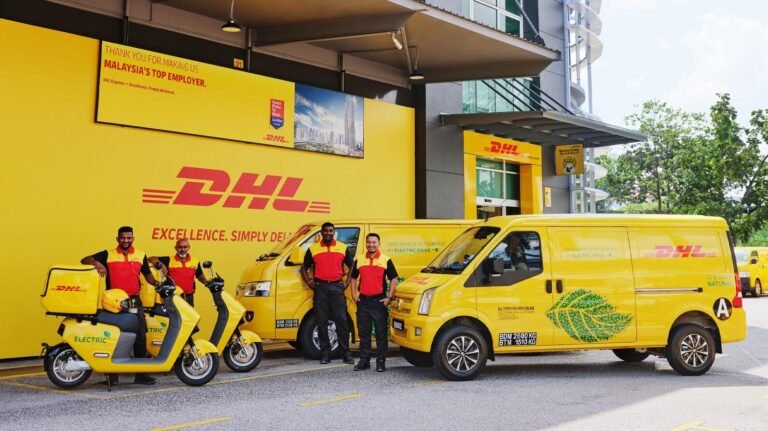 DHL Express Malaisie augmente la part des véhicules électriques auprès des véhicules locaux