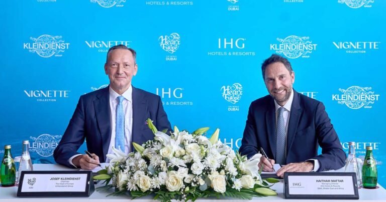 IHG Hotels & Resorts élargit son portefeuille de luxe avec la signature d’un projet Vignette Collection au cœur de l’Europe à Dubaï