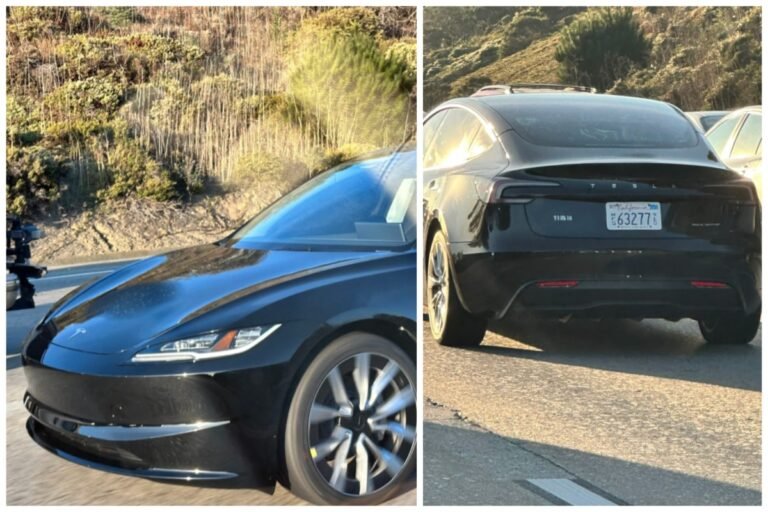 Les tests repérés de la Tesla Model 3 « Highland » aux États-Unis ont été découverts