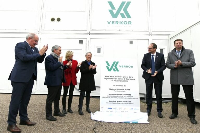 Verkor démarre la construction d’une usine de cellules de batterie à Dunkerque