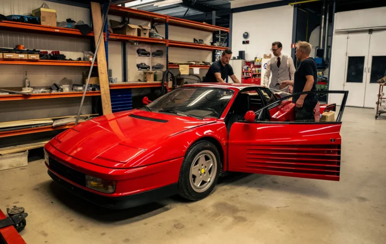 Niels van Roij Design lit Ferrari Testarossa targa