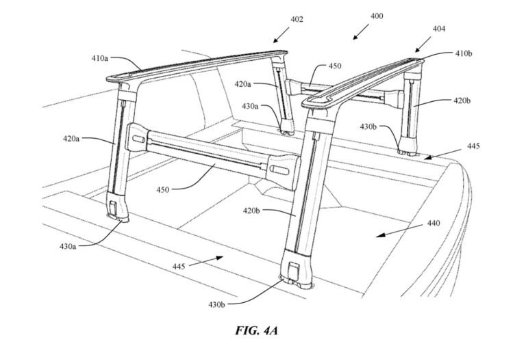 Rivian fait breveter un système de lit et de galerie de toit escamotable