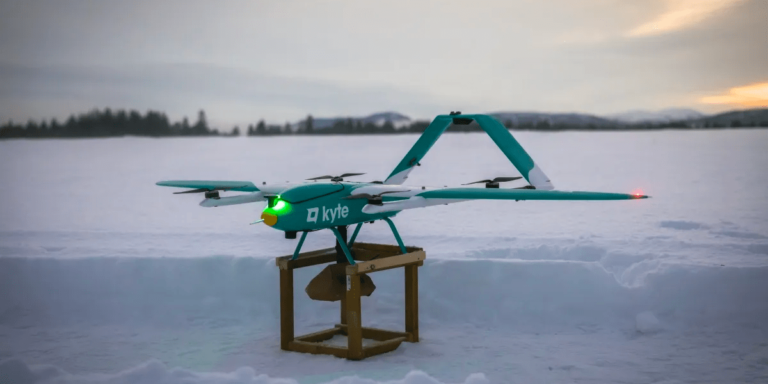 Des drones de livraison conçus pour le mauvais temps se dirigent vers une riche station de ski norvégienne