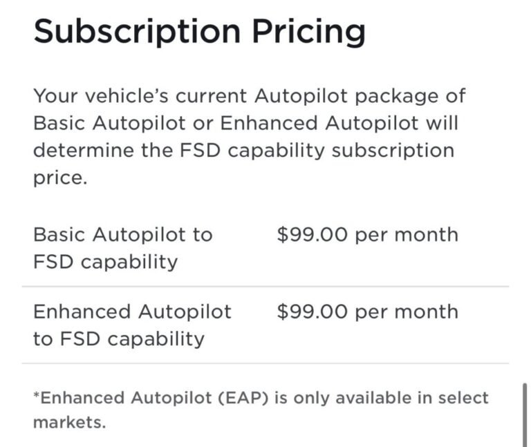 Tesla modifie la tarification FSD (Conduite Autonome), entre satisfaction et scepticisme