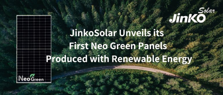 le premier panneau solaire zéro carbone Jinko Neo Green 635W